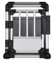 Фото - аксесуари в авто Trixie TRANSPORT BOX транспортувальний бокс (алюміній), срібло / світло-сірий