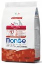 Фото - сухий корм Monge Dog Monoprotein Adult Mini Lamb, Rice & Potatoes сухий монопротеїновий корм для дорослих собак дрібних порід ЯГНЯ, РИС та КАРТОПЛЯ