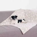 Фото - лежаки, матрасы, коврики и домики Trixie Kenny Плюшевое покрывало для собак и кошек, бежевый