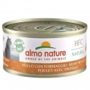 Фото - вологий корм (консерви) Almo Nature HFC NATURAL CHICKEN & CHEESE консерви для кішок КУРКА ТА СИР