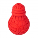 Фото - іграшки GiGwi (Гігві) Bulb Rubber Лампочка іграшка для собак, червоний
