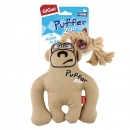 Фото - игрушки GiGwi (Гигви) Puffer zoo ОБЕЗЬЯНКА игрушка для собак с пищалкой