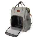 Фото - переноски, сумки, рюкзаки Camon (Камон) Pet Fashion джинсовий рюкзак-переноска для тварин, сірий
