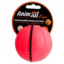 Фото - игрушки AnimAll Fun тренировочный мяч для собак, коралловый