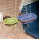 Фото - миски, поилки, фонтаны DEXAS Collapsible Kennel Bowl-Large - Миска складная с креплением для клетки для собак и кошек БОЛЬШАЯ, зеленый