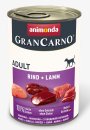 Фото - вологий корм (консерви) Animonda (Анімонда) GranCarno Adult Beef & Lamb вологий корм для собак ЯЛОВИЧИНА та ЯГНЯ