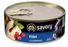 Фото - влажный корм (консервы) Savory (Сейвори) GOURMAND FISH влажный корм для привередливых котов (рыба)