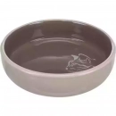 Фото - миски, напувалки, фонтани Trixie Ceramic Bowl керамічна миска для коротконосих кішок (24779)