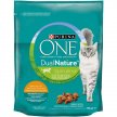 Фото - сухий корм Purina One (Пуріна Ван) Dual Nature корм для котів КУРКА та СПІРУЛІНА