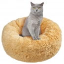Фото - лежаки, матрасы, коврики и домики Red Point DONUT лежак со съемной подушкой для собак и кошек ПОНЧИК, абрикосовый