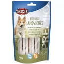 Фото - лакомства Trixie DEER FISH SANDWICHES лакомство для собак, сендвичи ОЛЕНИНА И ТРЕСКА (31868)