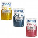 Фото - вологий корм (консерви) Monge Cat Grill Adult MIX Multi Box вологий корм для стерилізованих котів ПІВЕНЬ, ТЕЛЯТИНА, ФОРЕЛЬ, пауч мультипак