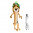 Фото - іграшки GiGwi (Гігві) Eco Friendz ЛЕВ іграшка для собак з пластиковою пляшкою та пищалкою
