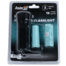 Фото - пакети для фекалій та аксесуари AnimAll Диспенсер-ліхтарик зі змінними пакетами, чорний