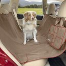 Фото - аксесуари в авто Kurgo Heather Hammock накидка на заднє сидіння автомобіля для собак, світло-коричневий