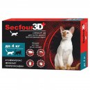Фото - от блох и клещей Secfour 3D (Секфор 3Д) Капли для кошек от блох и клещей