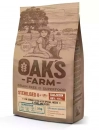 Фото - сухий корм Oak's Farm Salmon Sterilised 8+ беззерновий корм для стерилізованих, літніх кішок ЛОСОСЬ