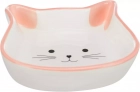 Фото - миски, поилки, фонтаны Trixie Cat face - Миска керамическая в форме кошачьей мордочки (24494)