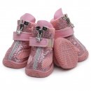 Фото - взуття Ruispet демісезонні черевики для собак малих порід, рожевий