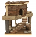 Фото - домики и спальные места Trixie IDA HOUSE домик для грызунов с качелью и ступеньками, дерево (61777)