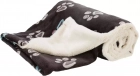 Фото - лежаки, матрасы, коврики и домики Trixie Jimmy Плюшевое одеяло для собак, серо-коричневый/беж