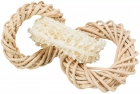 Фото - игрушки Trixie Кольцо из люфы, ротанга и шелухи кукурузы, игрушка для грызунов (61828)