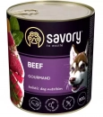 Фото - влажный корм (консервы) Savory (Сейвори) GOURMAND ВEEF влажный корм для взрослых собак (говядина)