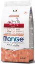 Фото - сухой корм Monge Dog Monoprotein Adult Mini Salmon & Rice сухой монопротеиновый корм для собак мелких пород ЛОСОСЬ и РИС