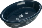 Фото - миски, поилки, фонтаны Trixie Cat Ceramic Bowl - Миска керамическая овальная (24495)