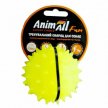 Фото - іграшки AnimAll Fun іграшка для собак М'ЯЧ-КАШТАН, жовтий