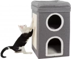 Фото - дряпалки, з будиночками Trixie Saul кігтеточка-будиночок для котів  (44433)