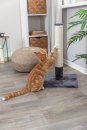 Фото - дряпалки, з будиночками Trixie Batres кігтеточка-стовпчик для котів, сірий (43361)