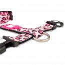 Фото - амуніція Max & Molly Urban Pets H-Harness шлейка для собак Leopard Pink