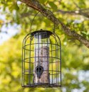 Фото - годівниці та напувалки Trixie Диспенсер для їжі із захисною кліткою для садових птахів (55426)