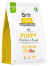 Фото - сухой корм Brit Care Dog Sustainable Puppy Chicken & Insect сухой корм для щенков КУРИЦА и НАСЕКОМЫЕ