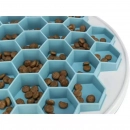 Фото - миски, напувалки, фонтани Trixie Slow Feeding Hive миска для повільного годування кішок та собак, сірий/синій (25039)