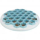 Фото - миски, поилки, фонтаны Trixie Slow Feeding Hive миска для медленного кормления кошек и собак, серый/синий (25039)