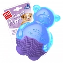 Фото - іграшки GiGwi (Гігві) Suppa Puppa ВЕДМЕДИК іграшка для собак з пищалкою синій, 9 см