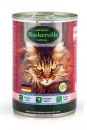 Фото - вологий корм (консерви) Baskerville (Баскервіль) КУРКА-СЕРЦЕ - консерви для котів