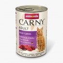 Фото - вологий корм (консерви) Animonda (Анімонда) Carny Adult Rind+lamm - консерви для кішок ЯЛОВИЧИНА і ЯГНЯ, шматочки в соусі