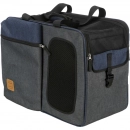 Фото - переноски, сумки, рюкзаки Trixie (Трикси) TARA 2 в 1 рюкзак-переноска для собак и кошек, серый/синий (28842)