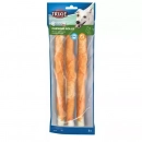 Фото - ласощі Trixie Denta Fun Chewing Rolls with Chicken - жувальні палички з куркою - ласощі для собак