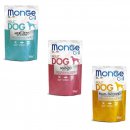 Фото - вологий корм (консерви) Monge Dog Grill Adult Mix Multi Box вологий корм для собак ЯЛОВИЧИНА, ТРІСКА, КУРКА та ІНДИЧКА, пауч мультипак