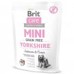 Фото - сухой корм Brit Care Dog Grain Free Mini Yorkshire Salmon & Tuna беззерновой сухой корм для йоркширских терьеров ТУНЕЦ и ЛОСОСЬ