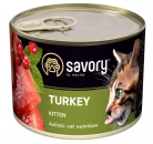Фото - влажный корм (консервы) Savory (Сейвори) KITTEN TURKEY влажный корм для котят (индейка)