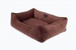 Фото - лежаки, матраси, килимки та будиночки Harley & Cho DREAMER VELVET BROWN лежак для собак (вельвет), коричневий