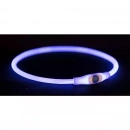 Фото - амуниция Trixie USB Flash Light Ring светящийся ошейник для собак, прозрачный, синий