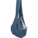 Фото - переноски, сумки, рюкзаки Trixie (Трикси) FRONT CARRIER SOFT рюкзак слинг для собак и котов, синий/светло-серый
