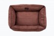 Фото - лежаки, матрасы, коврики и домики Harley & Cho DREAMER VELVET BROWN лежак для собак (вельвет), коричневый