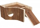Фото - будиночки та спальні місця Trixie Hedwig дерев'яний будиночок з терасою для гризунів (61982)